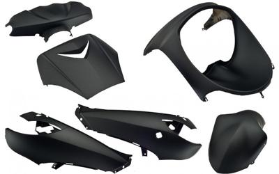 Edge plaatset vivacity tot bj. 2008 6 delig mat zwart