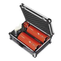 Carat DUSTEC® Diamantboorset Ø82-132-162mm + adapters in aluminium transportkoffer - HTESET0300 - thumbnail