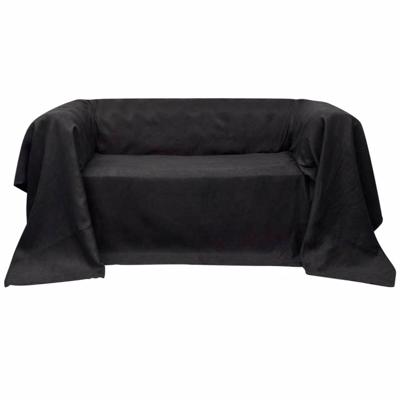 VidaXL Bankhoes 210x280 cm microsuède antraciet