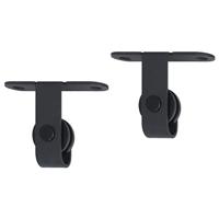 VidaXL Ophangset voor minischuifdeur 122 cm koolstofstaal - thumbnail