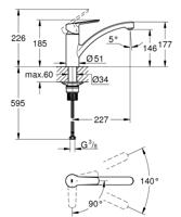 Mengkraan Grohe 31138002 - thumbnail