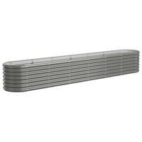 Plantenbak 260x40x36 cm gepoedercoat staal grijs - thumbnail