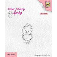 Nellie's Choice • spring clear stempels chickies: happy - thumbnail
