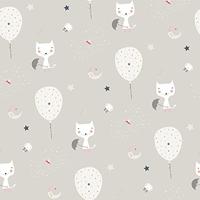 Gordijn Haciendo el Indio Cats and Ballons 140 x 260 cm - thumbnail