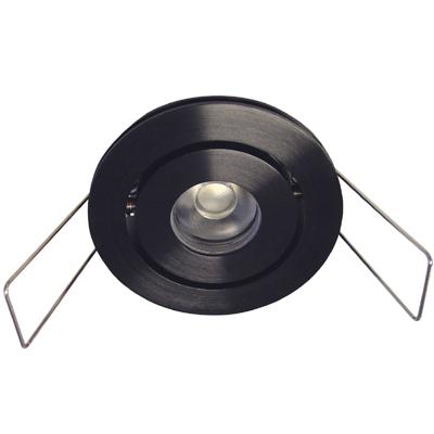 Luxor LED inbouwspot Klemko zwart naturalwit 2,5W 876740