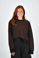 Ganni trui A1070114 chocolate plum - thumbnail