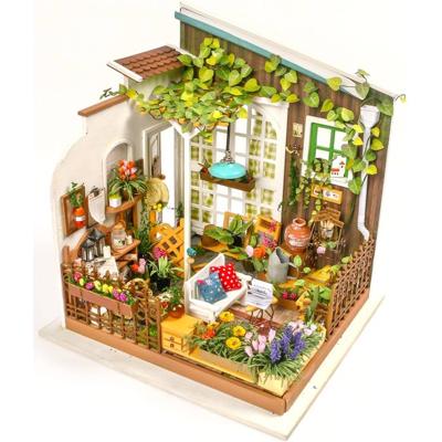 Robotime Miller's Garden met LED licht Knutselen Houten Modelbouw