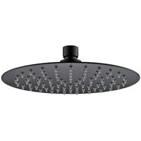 Wiesbaden Luxe Regendouche Rond 25cm Mat Zwart - Hoogwaardig RVS - thumbnail