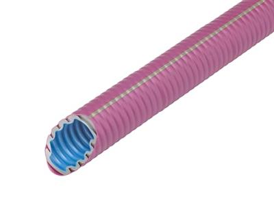 Fränkische Rohrwerke 25612025 FFKuS-EMF105co2ntr25 Beschermslang (ribbelslang) Magenta 17.4 mm 50 m