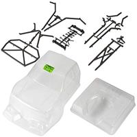 Axial Trail Honcho Truck Body - .040" uncut (Clear) w/Molded Rear Cage (AX4025) - thumbnail