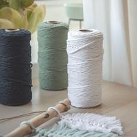 Vaessen Creative • macramé touw 3mmx100m wit - thumbnail