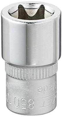 HAZET Dopsleutel 850-E12 · 1/4 inch (6,3 mm) vierkant hol · Buiten-TORX®-profiel · SW E12 HAZET Dopsleutel 850-E12 · 1/4 inch (6,3 mm) vierkant hol · Buiten-TORX®-profiel · SW E12