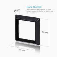 Busch-Jaeger 2CKA001730A0225 Frame Frame 1-voudig Allweather 44 (IP44) Zwart-grijs, Antraciet 1 stuk(s) - thumbnail