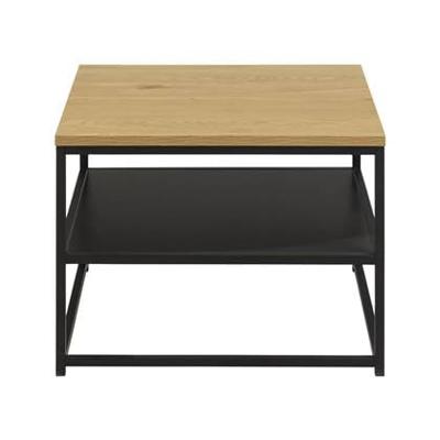 Bendt Salontafel 'Ture' Eiken en metaal, 55 x 55cm Bendt Salontafel 'Ture' Eiken en metaal, 55 x 55cm