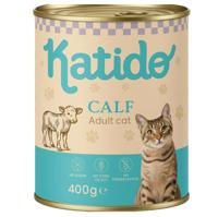 KATIDO Calf - nat kattenvoer - 400g - thumbnail