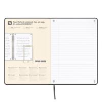 Oxford Signature Smart Journal, ft A5, gelijnd, zwart - thumbnail