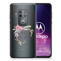Motorola One Zoom Telefoonhoesje met Naam Boho Text - thumbnail