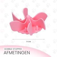 Eat Slow Live Longer Gobble Stopper Pink - thumbnail