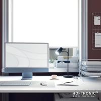 Riga - LED Tafellamp - 4 Watt 345 Lumen - 6500K Daglicht wit- Kantelbaar en Draaibaar - Ingebouwde snoerdimmer - Bureaulamp - GU10 - IP20 voor binnen - Zwart - thumbnail