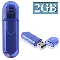 2GB USB Flash-schijf (blauw) - thumbnail