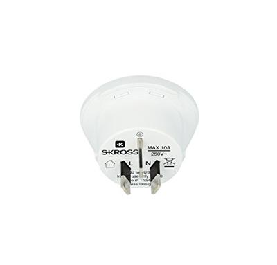 SKROSS | 1.500222-E | World to Australia/China | Internationale reisadapter voor Australië en China - Spanning en vermogen 100V– 1000W/250V – 2500W - Bescherming tegen elektrische schokken
