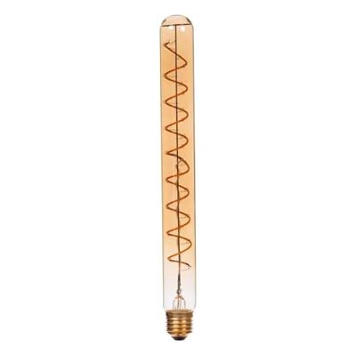 Lucide T32 - Filament lamp - Ø 3,2 cm - LED 3 StepDim (Memory) - E27 - 1x4,9W 2200K - Amber