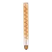 Lucide T32 - Filament lamp - Ø 3,2 cm - LED 3 StepDim (Memory) - E27 - 1x4,9W 2200K - Amber - thumbnail