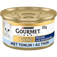 Gourmet Gold Mousse Kattenvoer nat met Tonijn 24 x 85g bij Jumbo - thumbnail