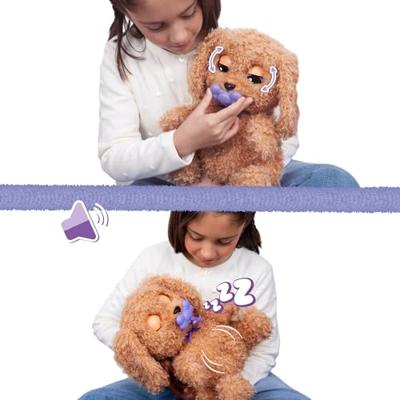 Baby Paws labradoodle interactieve knuffel - thumbnail