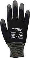 Asatex Handschoen | maat 8 zwart | polyamide m. Soft-polyurethaan | polyamide m. Soft-polyurethaan | 12 paar - 3709/8 3709/8 - thumbnail
