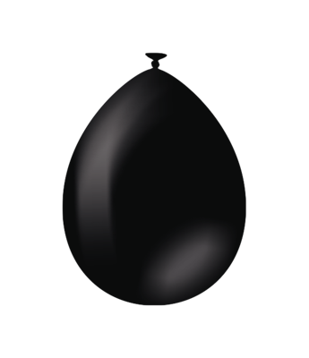 Ballonnen zwart 50 stuks
