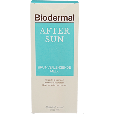 Biodermal Aftersun bruinverlengende melk 200 Milliliter