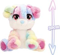 Cotton Cuties Puppy geurende suikerspin knuffel - 30 cm - thumbnail