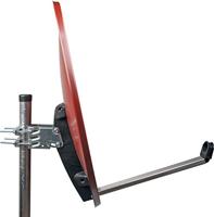 Schwaiger SPI996.2 Satellietschotel 80 cm Reflectormateriaal: Staal Steenrood - thumbnail