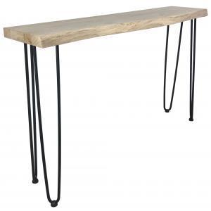 Sidetable Linz 100 x 30 x 75 cm massief eiken Sidetable Linz 100 x 30 x 75 cm massief eiken