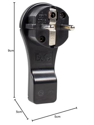 AS Schwabe 45039 Platte stekker met randaarde Kunststof Met uittrekhulp 230 V Zwart IP20 AS Schwabe 45039 Platte stekker met randaarde Kunststof Met uittrekhulp 230 V Zwart IP20