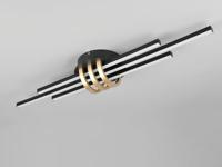Trio PlafondlampCinto design zwart met goud - R67873180 - thumbnail