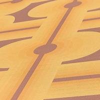 AS Creation Retro Chic - Bruin - Retro - 395334 - thumbnail