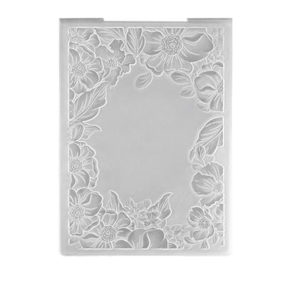 Nellie's Choice • 3d embossing folder frame bloemen 10,6x15cm