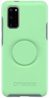 OtterBox Otter + Pop Symmetry Series - Achterzijde behuizing voor mobiele telefoon - polycarbonaat, synthetisch rubber - mint to be - voor Samsung Galaxy S20, S20 5G - thumbnail