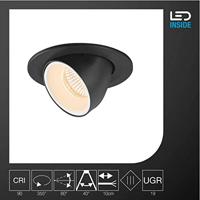 SLV 1005871 NUMINOS GIMBLE S LED-inbouwlamp LED vast ingebouwd Zwart - thumbnail