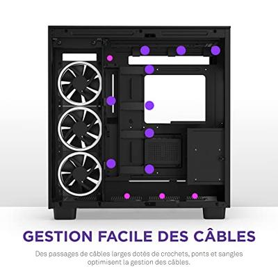 Mid-Tower Case - NZXT - H9 Elite - Gehard glas - Optimale luchtstroom - Zwart