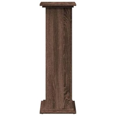 VidaXL Sokkel met opbergruimte 31x30x90 cm bewerkt hout bruin eiken