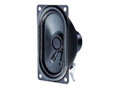 Visaton SC 4.7 ND - 8 Ohm 2.8 inch 7 cm Breedband-luidspreker 2 W 8 Ω Zwart Ovaal, Magnetisch afgeschermd