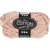 Creativ Company Katoengaren, afm 8/8, l: 80-85 m, beige, 50 gr/ 1 bol - thumbnail