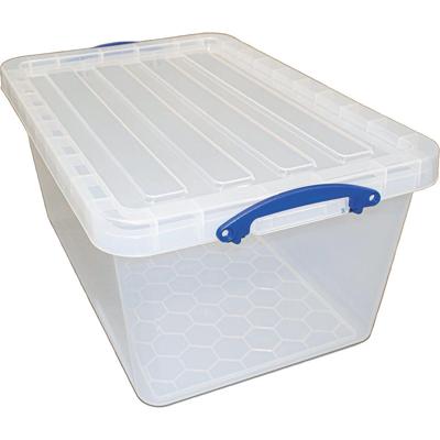 Really Useful Box opbergdoos 61 l, nestbaar, transparant Really Useful Box opbergdoos 61 l, nestbaar, transparant