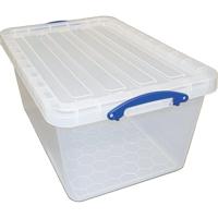 Really Useful Box opbergdoos 61 l, nestbaar, transparant - thumbnail