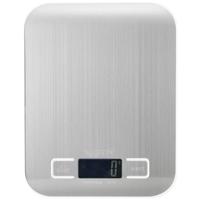 Sygonix Keukenweegschaal Digitaal Weegbereik (max.)=5 kg Zilver/RVS 180 x 140 x 17 - thumbnail