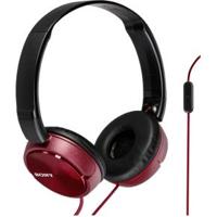Hoofdtelefoon met Hoofdband Sony MDR-ZX310AP Rood - thumbnail