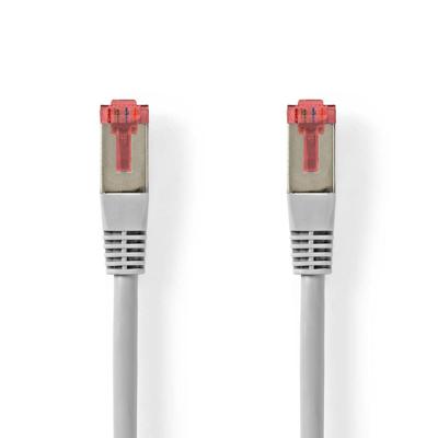 Nedis CAT6 Netwerkkabel | RJ45 Male | RJ45 Male | SF/UTP | 0.50 m | Rond | PVC | Grijs | Label - CCGL85220GY05 Nedis CAT6 Netwerkkabel | RJ45 Male | RJ45 Male | SF/UTP | 0.50 m | Rond | PVC | Grijs | Label - CCGL85220GY05